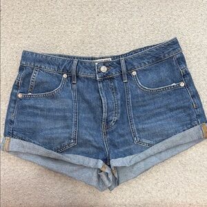 Free People We The Free denim shorts size